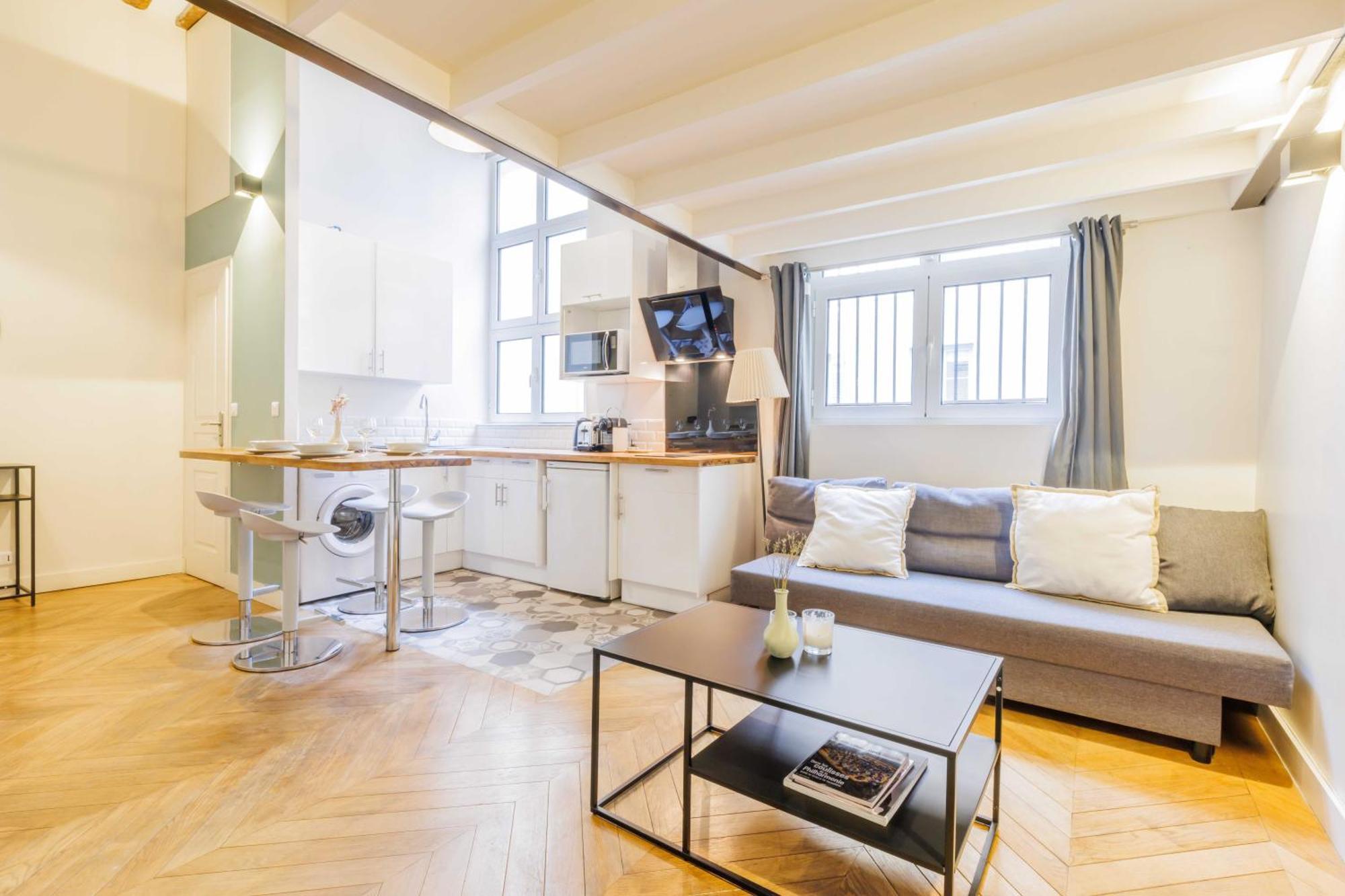 Quiet 1br-4p - Quartier Du Mail * Parijs